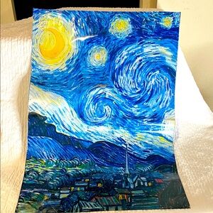 Starry Night Canvas Art print poly mailer.